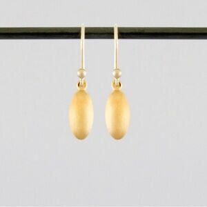 Ted Muehling gold plated melon earrings
